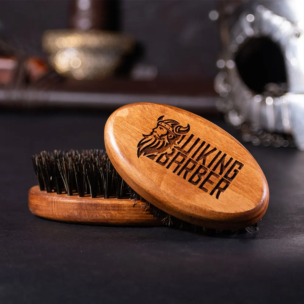 Zdjęcie przykładowego kartacza z logo Wiking Barber